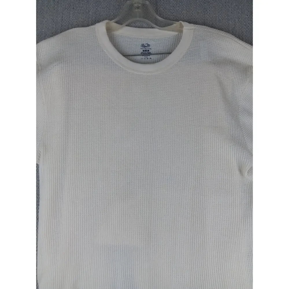 Vintage Fruit of the Loom Thermal‎ Long Johns Set Mens 2XL White Waffle Knit